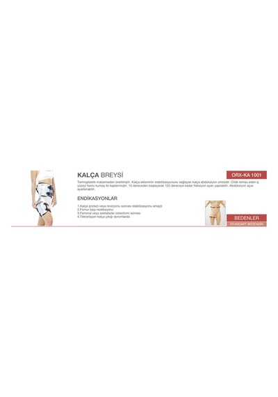 ORLEX KALÇA BREYSİ ORX-KA1001