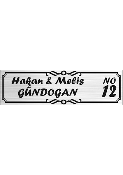 Kapı Isimliği - Gümüş Kapı Isimliği (415201012)