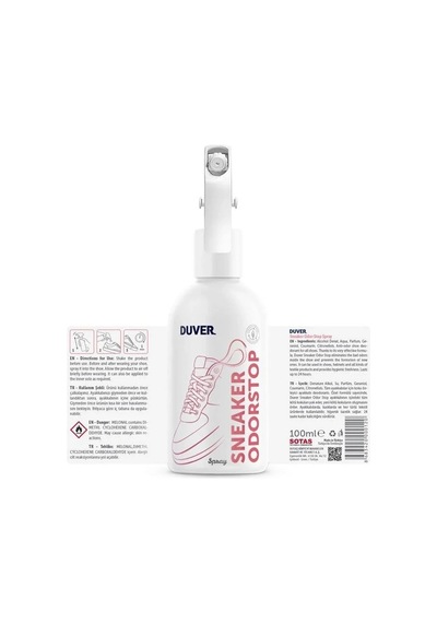 Duver 100 Ml Sneaker Odorstop Ayakkabı Koku  Sprey Beyaz