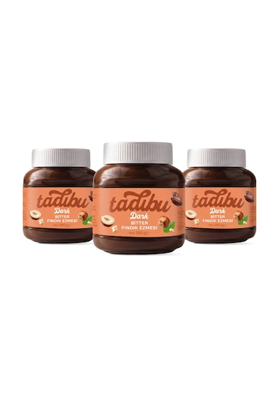 Abdurrahman Tatlıcı Tadıbu Bitter Kakaolu Fındık Ezmesi 3 x 330 G