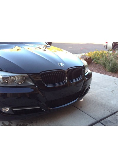 Bmw E90 Lci Böbrek M Technic Tek Çizgi Mat Siyah 2009-2012