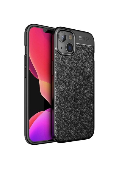 Apple Uyumlu iPhone 13 Mini Kılıf Deri Tarzı Niss Silikon Case