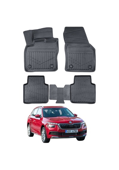 Skoda Kamiq 2019+ Uyumlu Araca Özel Lüx 4d Paspas