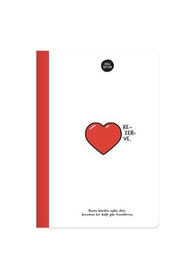 Hisli Şeyler Ciltli Defter Rezerve 14x20 64 Yp Çiz 500545-99 Çok Renkli