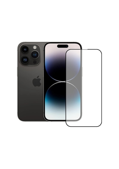 Apple Uyumlu   iPhone 14 Pro Ekran Koruyucu Seramik Nano 9d Tam Kaplama
