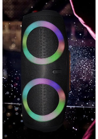Bluetooth Kablosuz Hoparlör 5.0 Bluetooth Suya Dayanıklı Rgd Led Işık Fm Radyo