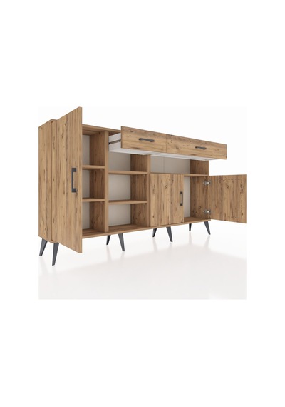 Arges Konsol 5 Raflı 2 Çekmeceli 3 Kapaklı 176x30x99 Çam-çam Atlas Çam - Atlas Çam Arges Konsol 5 Raflı 2 Çekmeceli 3 Kapaklı 176x30x99 Çam-çam Atlas Çam - Atlas Çam