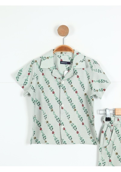 Xo Kids Erkek Çocuk Kombin Takmı 1-5 Yaş Set0328 Kırmızı