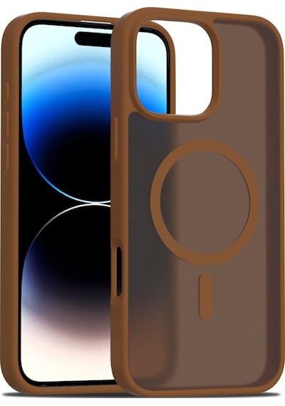 Joko Apple Uyumlu iPhone 16 Pro Max Kılıf Jota Seri Magsafe Kapak Pudra