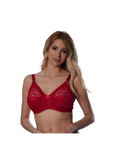 Bordo Dantelli Toparlayıcı Sütyen - 503 Çok Renkli
