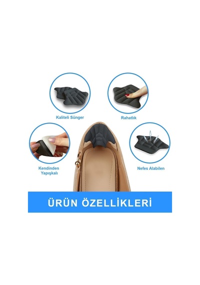 Active Team SP04 - Yapışkanlı Bilek Koruma Topuk Vurma Önleyici Ped
