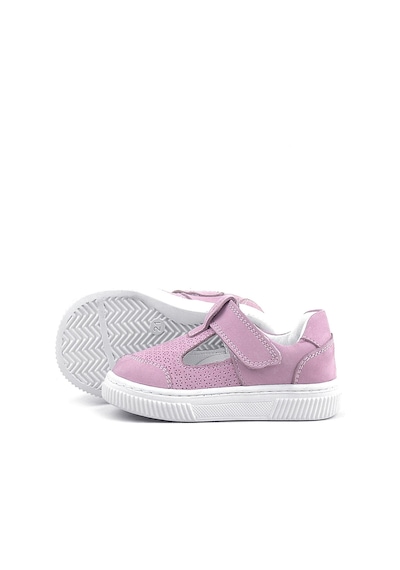 Rakerplus Bheem Hakiki Deri Pudra Cırtlı Bebek Sneaker Sandalet Pudra