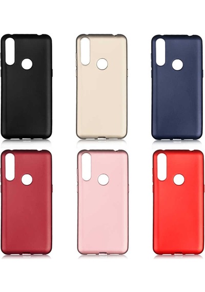 Alcatel 1s 2020 Kılıf Zore Premier Silikon Kapak Kırmızı