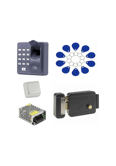 Rfid Proximity Parmak Izi Kapı Açma Sistemi Parmak Izli Şifreli Kapı Kilidi
