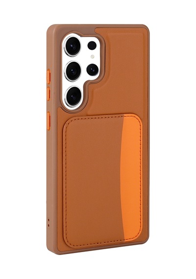 Zore Samsung Galaxy Uyumlu S24 Ultra Kılıf Kartlıklı Zore X-kart Silikon Kapak - Lacivert
