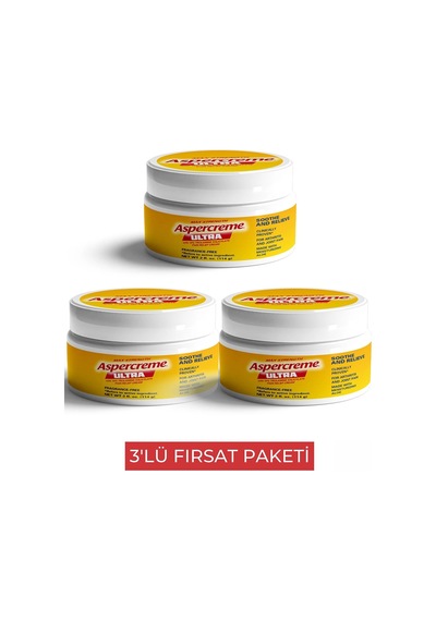 Aspercreme Ultra Masaj Kremi 3 Adet
