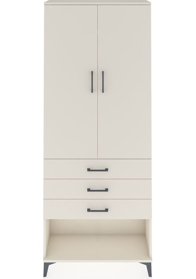 Arges Dolap 3 Raflı 3 Çekmeceli 2 Kapaklı 88x30x221 Aytaşı-ay... Aytaşı