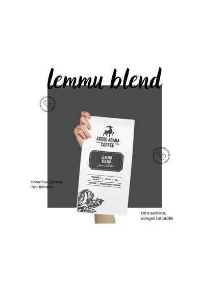 Addis Ababa Coffee - Lemmu Blend Kahve - Etiyopya Kahvesi - Dark