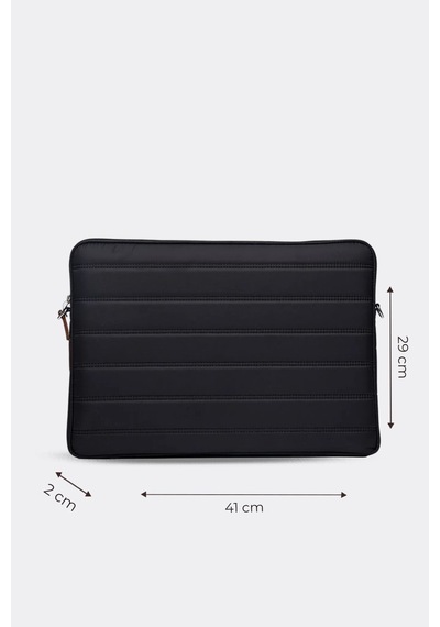 Mussen Laptop Kılıfı Su Geçirmez Macbook Neo Air Pro 15-16 İnç Siyah Siyah