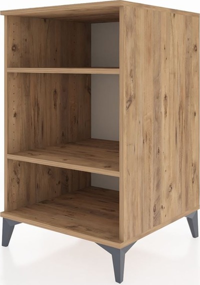 Kronos Komodin 2 Raflı 60x59x96 Çam-çam Çam