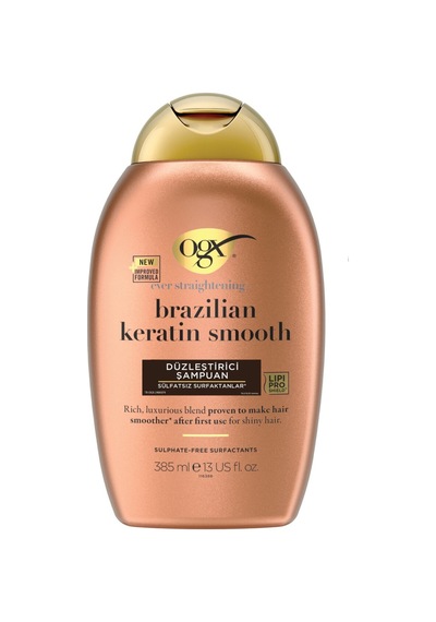 Ogx Düzleştirici Brazilian Keratin Smooth Şampuan 385 Ml - 6 Adet Tarı