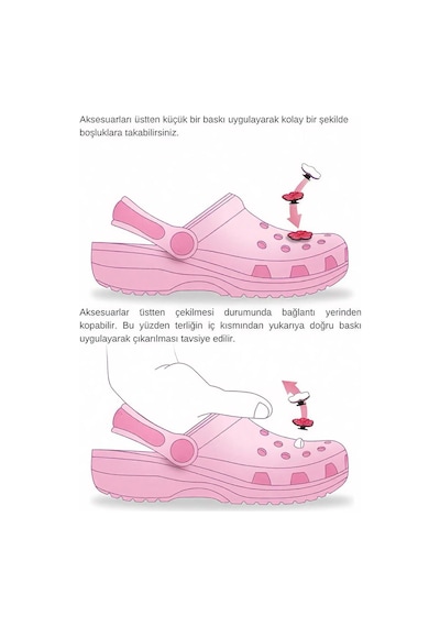 Crocs Terlik Süsü Ve Aksesuarı , Çanta Süsü Jibbitz 3d Çiçekli Yuvarlak 04 Tablo Logo Aksesuar Yeşil-kırmızı-sarı-mor-beyaz-pembe
