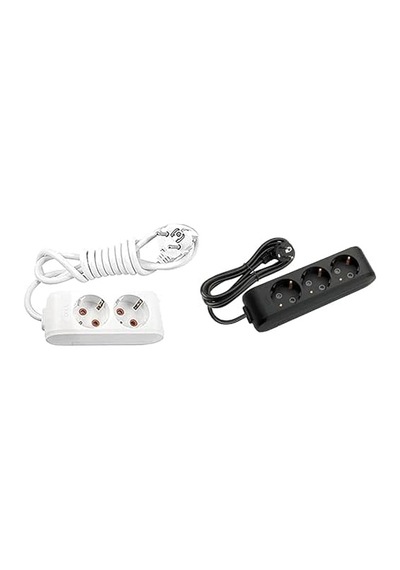 Viko Multi-let 2li Topraklı Kablolu Ç.k 3mt Priz + Viko Multi-let Üçlü Priz Topraklı Kablolu Çocuk Korumalı 3 Mt
