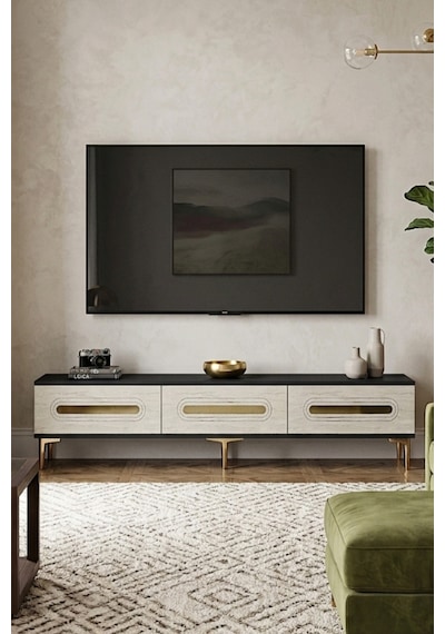 Tsa1806atg Rany Tv Sehpası Antrasit-traverten-gold 180cm Antrasit - Traverten - Altın Tsa1806atg Rany Tv Sehpası Antrasit-traverten-gold 180cm Antrasit - Traverten - Altın