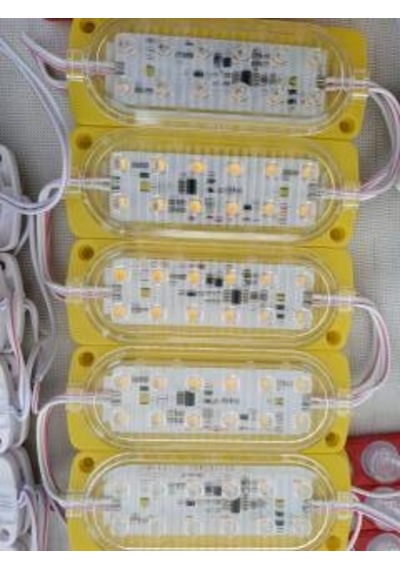 12v 2.4w Amber 2 Sıra Geniş Kasa Çkr Modül Led 10 Adet