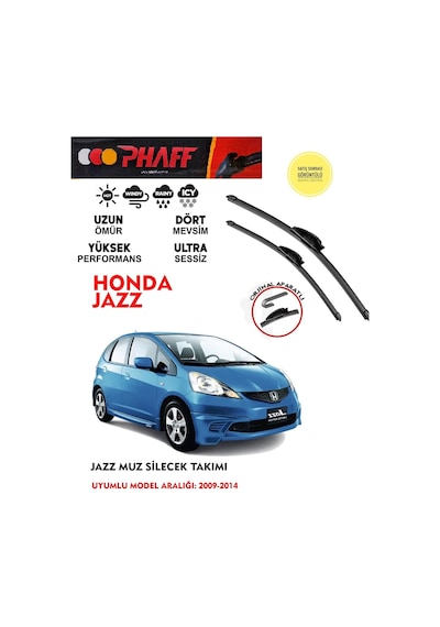 Honda Jazz Muz Silgeç Takımı 2010 Model Araca Özel Aparat