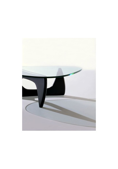 VitrA, Yeni Nesil Modern Elips Geometrik Orta Cam Sehpa, Siyah