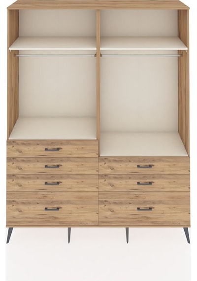 Hyperion Gardrop 4 Raflı 7 Çekmeceli 2 Askılı 176x44x221 Çam-aytaşı/çam Aytaşı/çam Hyperion Gardrop 4 Raflı 7 Çekmeceli 2 Askılı 176x44x221 Çam-aytaşı/çam Aytaşı/çam