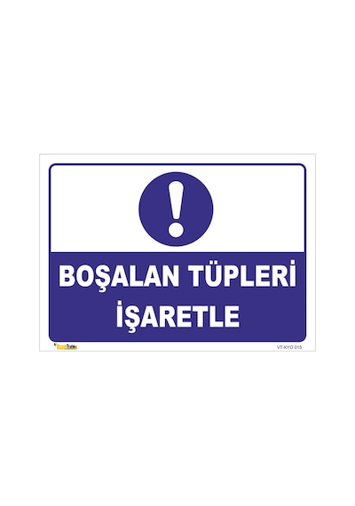Kayış Ve Kastanktan Uzak Dur - Isg Levhası 50x70 Cm Dekota 3 Mm