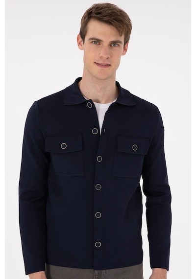 U.s. Polo Assn. Erkek Lacivert Hırka Triko 50294169-vr033 Lacivert