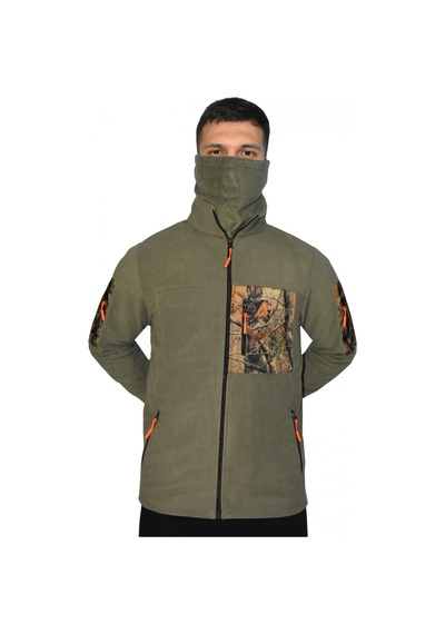 Mysia Outdoor Haki Orman Desen Taktik Polar Mont Avcı Mont 7 Cep Çok Renkli