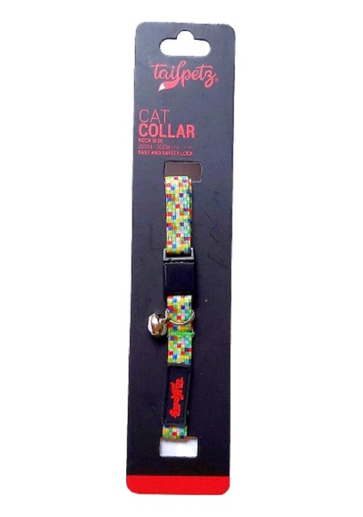 Tailpetz Cat Color Easy & Safety Lock Dazzle Ayarlanır Kedi Boyun