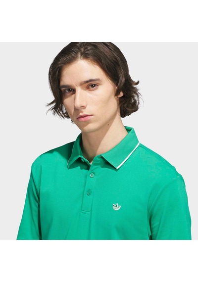 Adidas Originals Twistknit Trefoil Erkek Yeşil Polo Tişört Kb8616