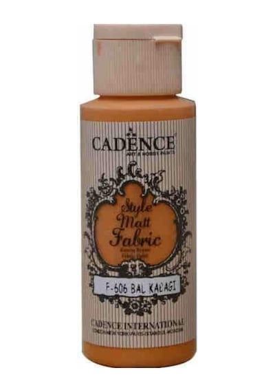Cadence Style Matt Fabric Kumaş Boyası F-606 Balkabağı