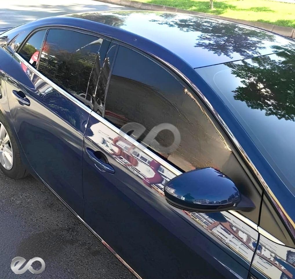 Ebal Oto Aksesuar Krom Cam Çıtası 6 Parça 2015 Ve Üzeri P.çelik Renault Megane 4 Sedan İle Uyumlu