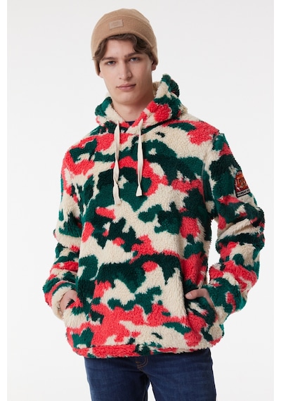 Lee Regular Fit Normal Kesim Kapüşonlu Renkli Sherpa Sweatshirt L232307900 Çok Renkli