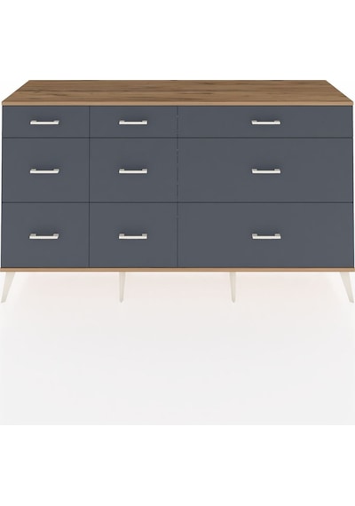 Kronos Konsol 9 Çekmeceli 176x59x99 Antrasit-çam/antrasit Antrasit-çam/antrasit Kronos Konsol 9 Çekmeceli 176x59x99 Antrasit-çam/antrasit Antrasit-çam/antrasit