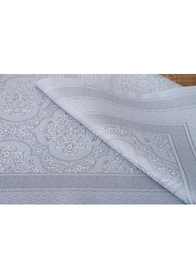 Roma Jakar Polyester Kumaş Gri Runner 45x150 Cm 1476 Gri