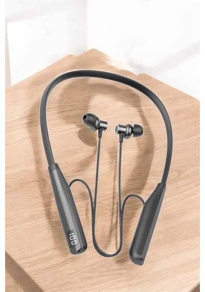Boyun Askılı Bluetooth Kulaklık Uzun Şarj Süreli Dijital Göstergeli Kablolu Krgltgsmg8wjfnqje3s