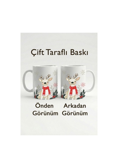 Deer Tale Baskılı Kupa Çok Renkli - 677744804 Çok Renkli - 677744804 Çok Renkli