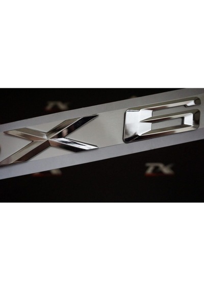Bmw X6 Uyumlu Bagaj Krom Metal 3m 3d Yazı Logo