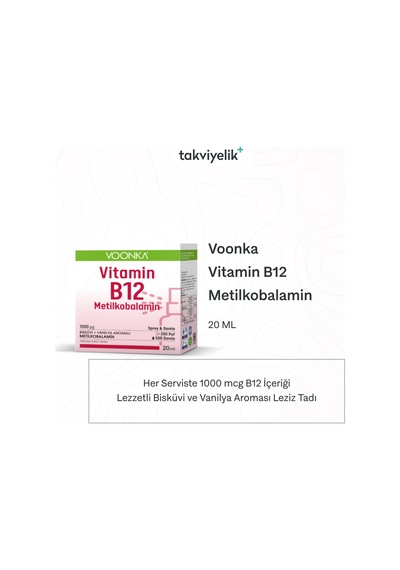 Voonka Vitamin B12 Metilkobalamin 20 Ml