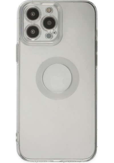 Newface Apple Uyumlu iPhone 13 Pro Max Kılıf Santa Lens Silikon - Şeffaf Şeffaf
