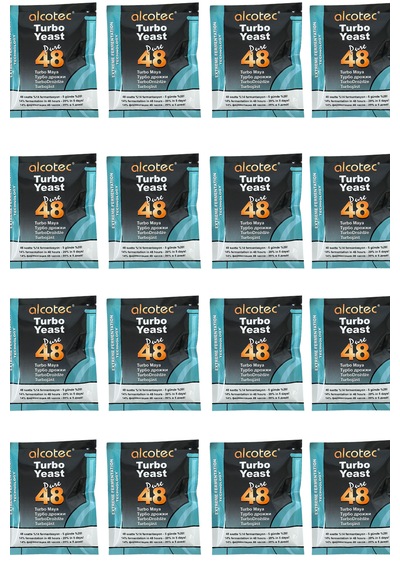 Alcotec 48 Turbo Yeast & Maya 135 Gr 16 Adet