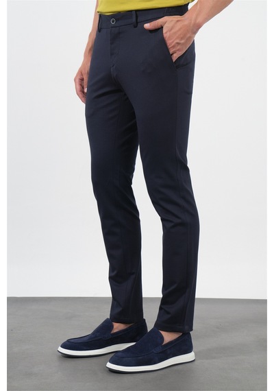 İmza Lacivert Yan Cep Slim Fit Esnek Jogger Pantolon 1003260373