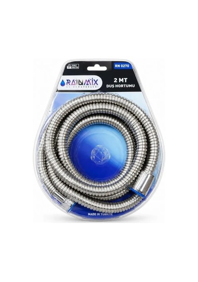 Jenerik Raınmıx Rn Metal 2 Mt Duş Hortumu Vakumlu Çok Renkli